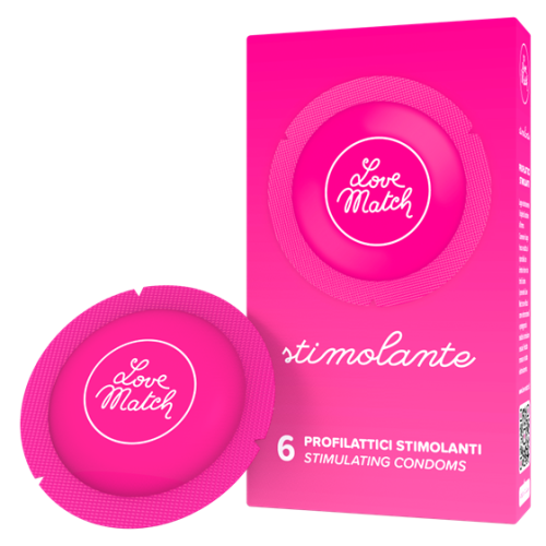 Love Match Stimolante (Ribs & Dots), 6 шт