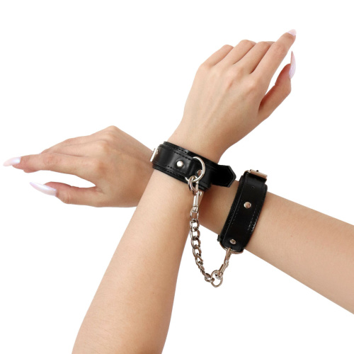 Наручники из экокожи Art of Sex Handcuffs Emoji