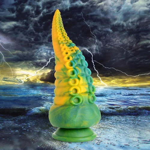 Creature Cocks Monstropus Tentacled Silicone Dildo - фантазийный фаллоимитатор щупальце Осьминога, 21.6х8.6 см