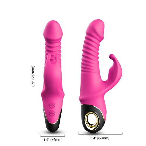 Вибратор кролик с пульсацией B-Series Thrusting Vibrator Zing