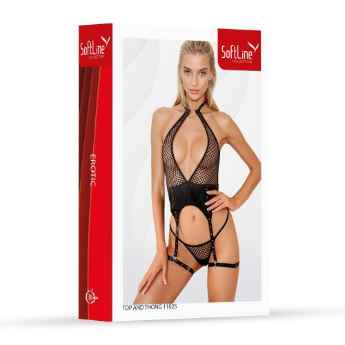 Комплект еротичної білизни SoftLine Set top and thong 11025, S - купити в Україні | Секс шоп SEX-SHOP.ua