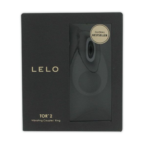 Lelo Tor 2 - Эрекционное кольцо с вибрацией, 6х2.9 см (черное)