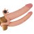 LoveToy Pleasure X-Tender Vibrating Double Penis Sleeve Flesh Add 1" - Насадка на пенис, 18 см (телесный) LoveToy Pleasure X-Tender Vibrating Double Penis Sleeve Flesh Add 1" - Насадка на пенис, 18 см (телесный)
