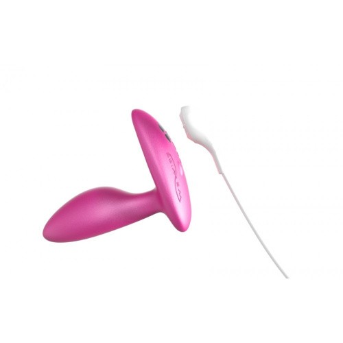 We-Vibe Ditto+ Cosmic Pink + Лубрикант 50 мл - Анальный смарт-вибратор, 8,8 см (розовый)