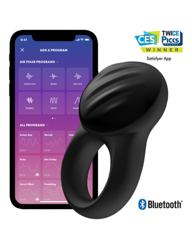 Satisfyer Signet Ring эрекционное смарт кольцо с вибрацией, 8.3х2.8 см