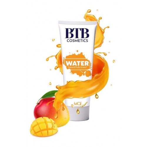 BTB Flavored Mango - Лубрикант на водной основе с ароматом манго, 100 мл