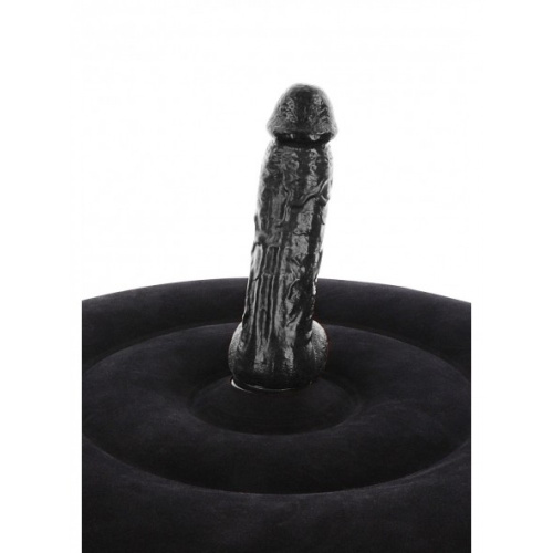 Taboom Inflatable Fuck Seat - Надувная секс-подушка с вибратором, (черный)