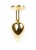 Металлическая анальная пробка с кристаллом Boss Jewellery Gold PLUG Металлическая анальная пробка с кристаллом Boss Jewellery Gold PLUG