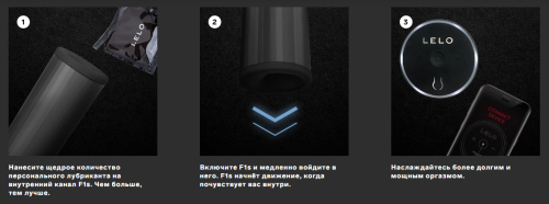 Lelo F1s Prototype - Инновационный мастурбатор, 14.3х7.1 см