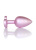 Анальная пробка с камнем B-Series Jewellery Pearl Pink Heart Plug, L