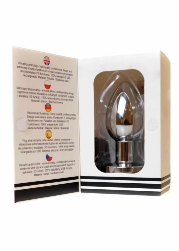 Анальная пробка с вибрацией B - Series Rechargeable Butt Plug Vibrator, М