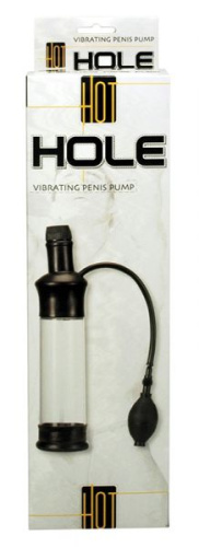 Seven Creations Hot Hole Vibrating Penis Pump - Вакуумний масажер, 21х7.5 см - купити в Києві, Україні