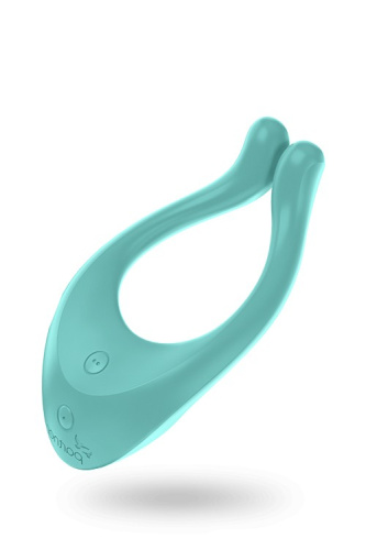 Satisfyer Endless Love (ex. Partner Multifun 1) - многофункциональный вибратор для пар, 13х6,5х3,5 см (бирюзовый)