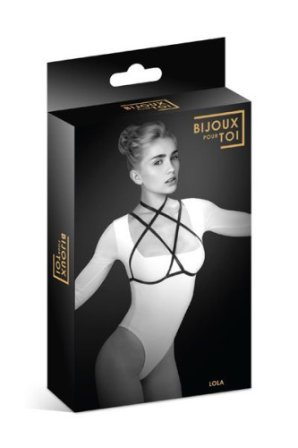 Bijoux Pour Toi Lola - Портупея на грудь из эластичного полиэстера