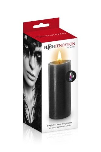 Fetish Tentation SM Low Temperature Candle Black - БДСМ cвеча низкотемпературная, 135 г