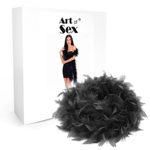 Боа из перьев Art of Sex, 2 метра черное