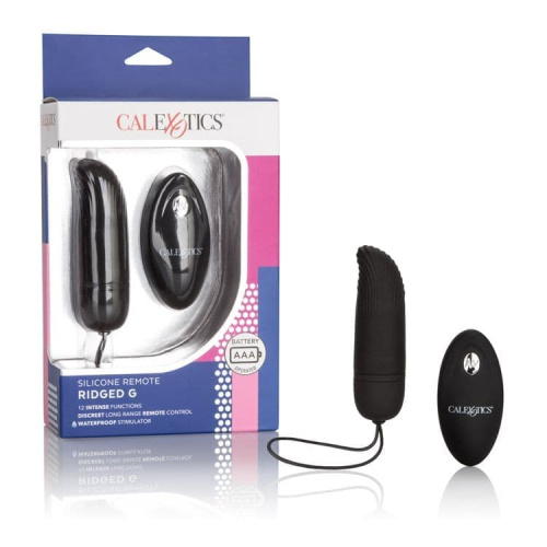 Вибропуля Silicone Remote Ridged G