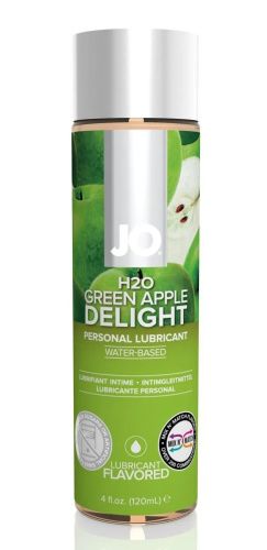 System JO H2O Green Apple - смазка на водной основе со вкусом яблока,120 мл.