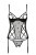 Passion - Lovelia Corset - Сексуальный корсет, S/M (чёрный)