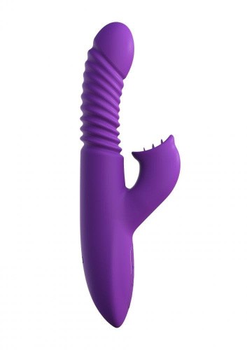 Fantasy For Her Ultimate Thrusting Clit Stimulate-Her - вибратор кролик с подогревом, вращением, толчками и вибрацией, 12.7х3.4 см