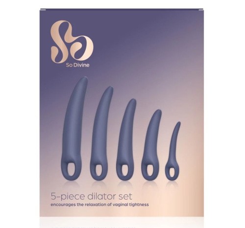 So Divine - Menopause Dilatоr set - Набір із 5ти вагінальних силіконових розширювачів - купити в Києві, Україні