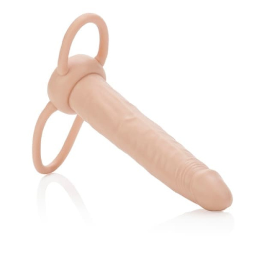 California Exotic Novelties Accommodator Dual Penetrators - Насадка для двойного проникновения, 15.5х3 см (телесная)