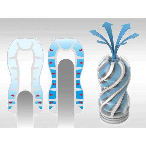 Tenga Air Flow Cup Gentle - Мастурбатор, 15.5х4.5 см - купити в Києві, Україні