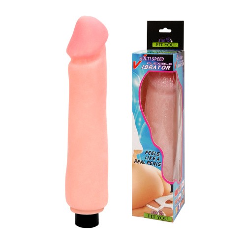 Mutlispeed Flexible Vibrator - Вибратор, 23,5 см (телесный)