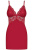 Обтягивающая сорочка Obsessive 810-CHE-3 chemise (S/M)