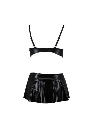 Passion Deby Set - Комплект білизни під латекс, S/M (чорний) - купити в Києві, Україні