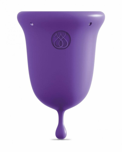 Jimmyjane Menstrual Cups - набор менструальных чаш, 14 мл и 21 мл (пурпурный)