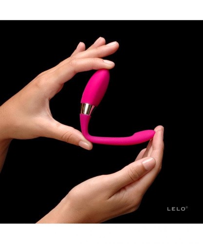Lelo Noa - Вибромассажер для пары, 8.5х4.2 см (вишневый)