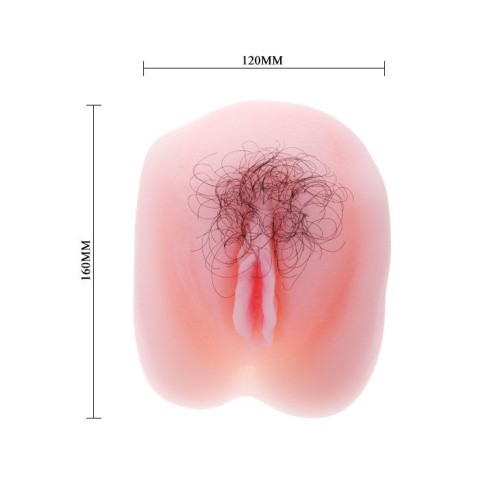 Baile Cyber Vibrating Vagina & Anus, Flesh 3 -Мастурбатор, 12,5х6,0 см (телесный)