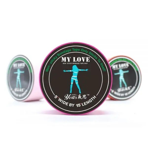 Loveshop My Love - Самоклеющаяся бондажная лента, 15 м (черный)