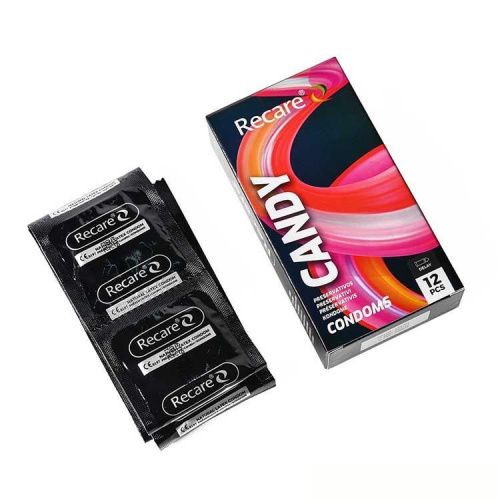 Holographic Recare Delay Candy Condoms 12 шт, пролонгирующий эффект