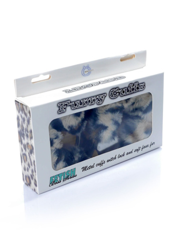 Fetish Boss Series Furry Cuffs Leopard - Наручники