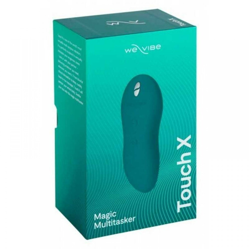 We-Vibe Touch X + Лубрикант 50 мл - Вибратор 10.2х4.3 см (зеленый)