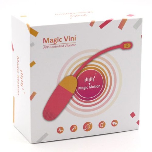 Magic Motion Vini Orange віброяйце зі смарт управлінням, 9.5х3. 7 см (помаранчевий) - купити в Києві, Україні
