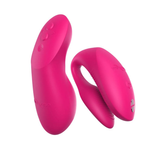 Вибратор для пар со смарт управлением We-Vibe Chorus Pro Electric Pink