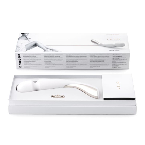 Lelo Smart Wand Medium - Профессиональный массажер, 22х4 см (слоновая кость)
