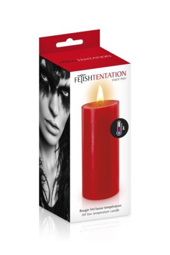 Fetish Tentation SM Low Temperature Candle Red - БДСМ cвеча низкотемпературная, 135 г