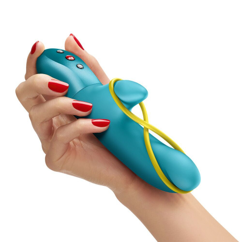 Мини вибратор-кролик со стимулирующей лентой Fun Factory AMORINO