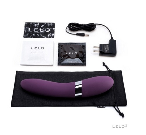 Lelo Elise 2 - Вибратор для точки G, 22х4.2 см (сливовый)