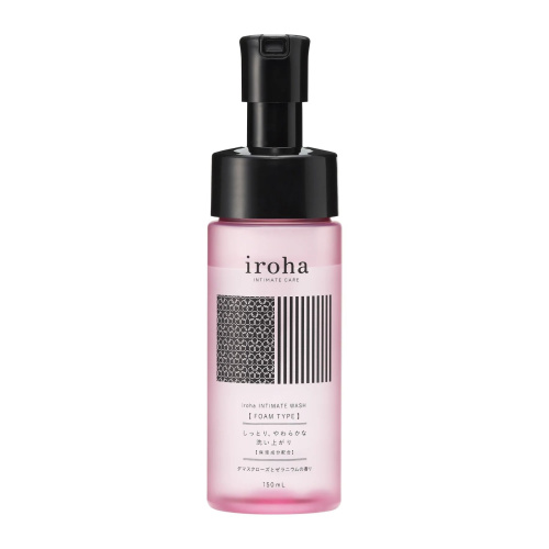 Пена для интимного ухода Iroha Intimate Wash Foam Type Damask Rose and Geranium, 150 мл