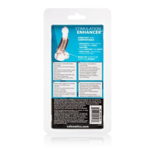 CalExotic Stimulation Enhancer Transparant - насадка на пенис 10.75х3.75 см (прозрачный)