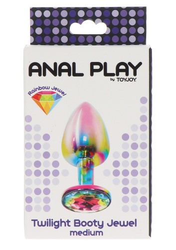 Toy Joy - Twilight Booty Jewel Medium - Анальная пробка, 8х3,4 см (M)