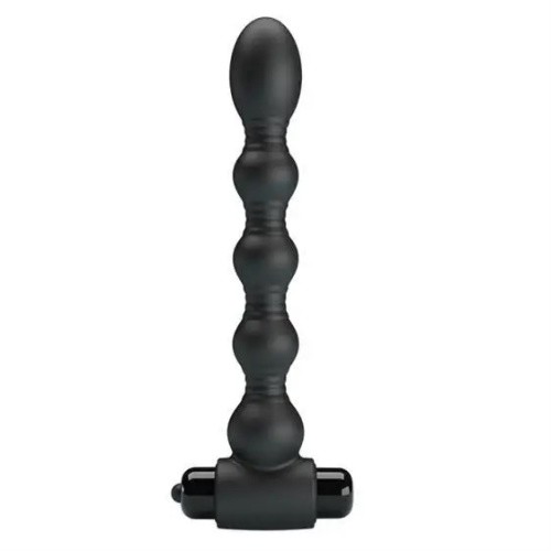 Pretty Love Lynn Anal Stimulator - Анальная пробка с вибрацией, 8.2х2.6 см (чёрная)