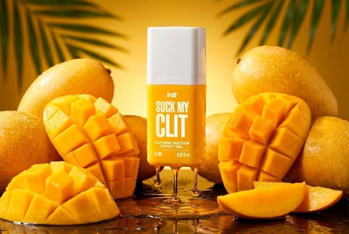 Смоктайзер (гель с эффектом посасывания) для клитора Intt Suck My Clit Tropical Mango, 15 мл