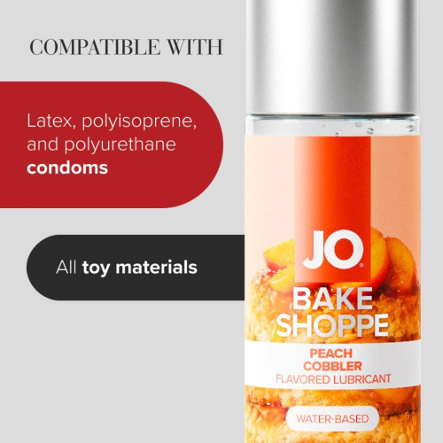 Лубрикант на водной основе JO Bake Shoppe Peach Cobbler, 60 мл (персиковый коблер)