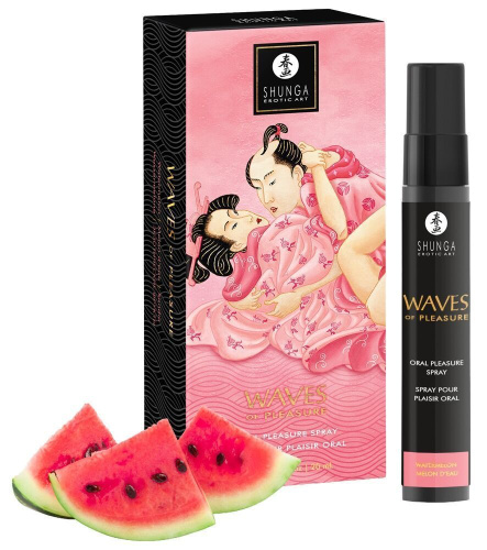Спрей для усиления слюноотделения Shunga Waves of Pleasure Watermelon, 20 мл